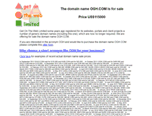 Tablet Screenshot of ogh.com